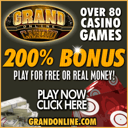 You can make a deposit at The Grand Online using all major payment types